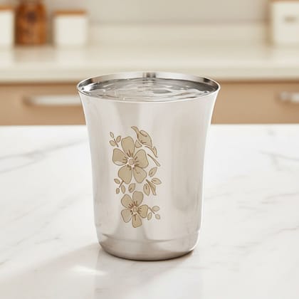 Laser Etched Stainless Steel Glass 300 ML Drinking Tumbler (SMAS043 A) Laser Etched Stainless Steel Glass 300 ML Drinking Tumbler (SMAS043 A)