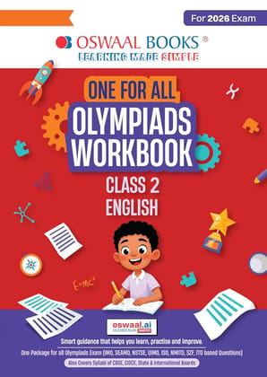 OSWAAL ONE FOR ALL OLYMPIADS WORKBOOK ENGLISH CLASS 2 FOR 2026 EXAMS || PREP GUIDE | | NTSE || IBPS || -oswbeng2
