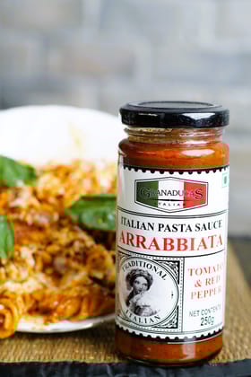Granaducas Arrabiata Pasta Sauce (250g) | Spicy Tomato & Basil | Authentic Italian Red Sauce Granaducas Arrabiata Pasta Sauce (250g) | Spicy Tomato & Basil | Authentic Italian Red Sauce