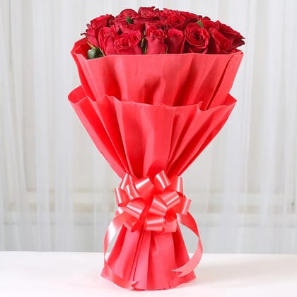Romantic 30 Red Roses Bouquet
