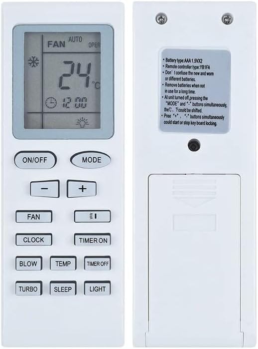 Voltas Air Conditioner Remote Control Compatible with Voltas Split/Window AC Remote Control (18A)