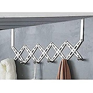 UnV Stainless Steel Over The Door Hanger,Door Hangers for Clothes