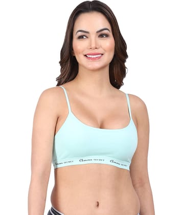 AMOUR SECRET Pack of 1 Cotton Blend Non Padded Teenage Bra For Women ( White )