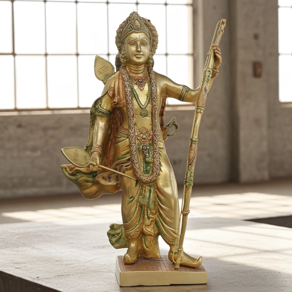 Brass Showpiece Ram Ji God Idol Statue (BSMAS1358 J)
