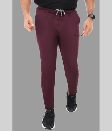 IDASS - Wine Lycra Men's Trackpants ( Pack of 1 )