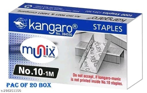 Heavy-Duty Stapler with 20 Packs of Premium Stapler Pins – Value Box Set for Office, School & Home Use