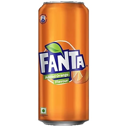 Fanta Soft Drink - Orange Flavoured, Refreshing, 300 ml Can