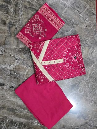Pink Printed Kurta Set with Dupatta  Everyday Ethnic Wear
