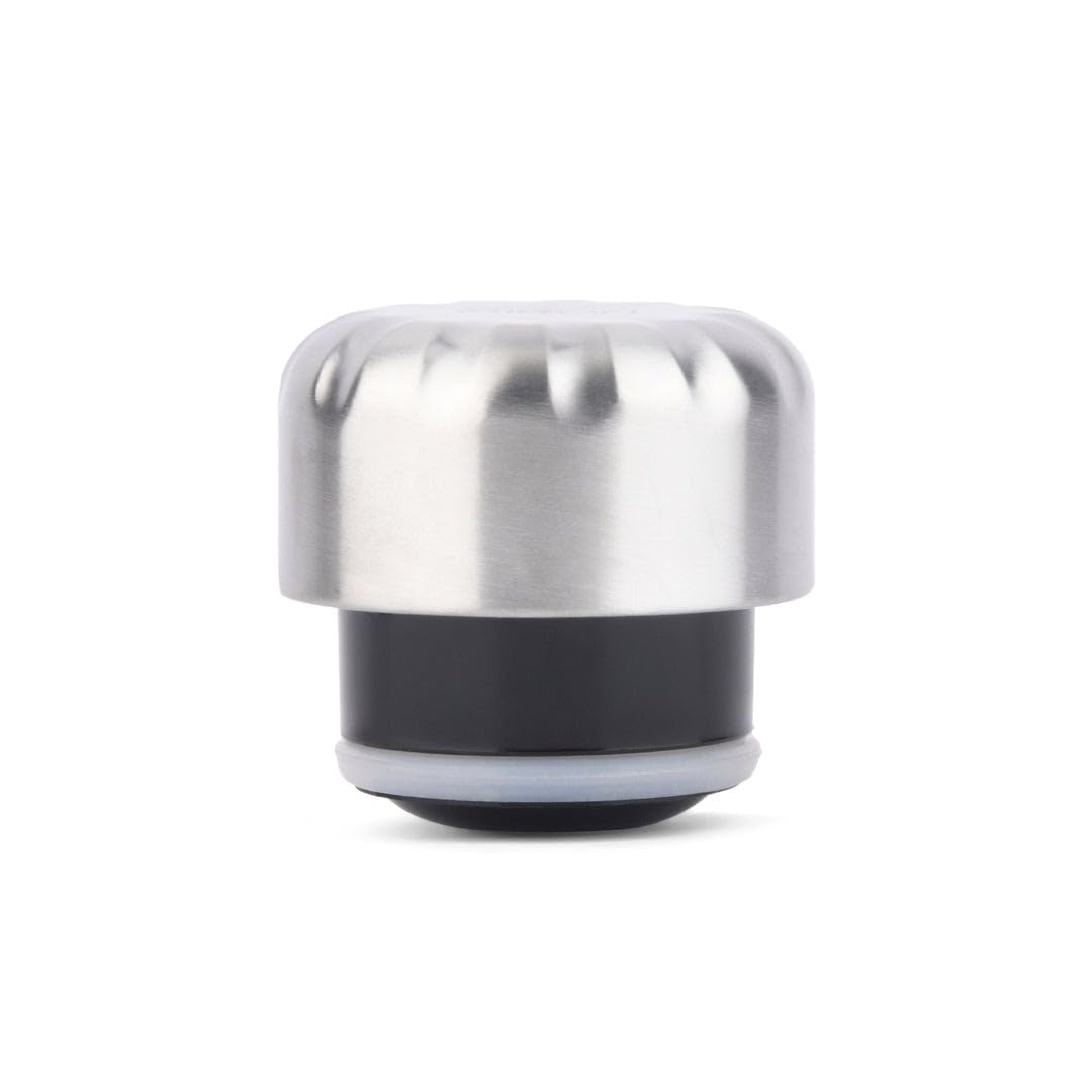 Spare Lid for Milton Duo DLX Bottle Compatible with 350ml With Silicone Ring | Leakproof Stainless Steel Cap