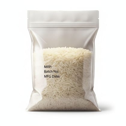 Premium White Rice - 1 kg - One resealable pouch