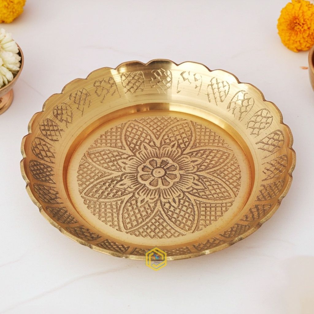 Brass Tortoise Plate No. 4 (ZMAS186 G)