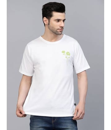 Rigo Pack of 1 Cotton Oversized Fit Men's T-Shirt ( Off White )