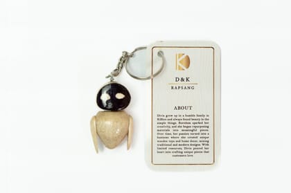 Handmade Wooden Wall E Keychain Handmade Wooden Wall E Keychain