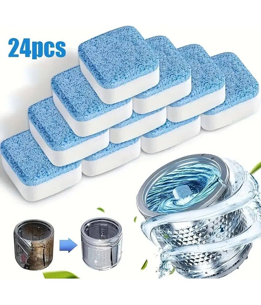 Washing Machine detergent Tablet for Stain Remover Cleaner 24PCS