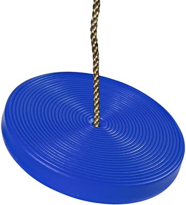 REZNOR Plastic Disc Hanging Tree Rope Swing Round Seat for Kids Children Playground Garden Outdoor Indoor Play Activity Adjustable Height, Weight Capacity? 120Kg