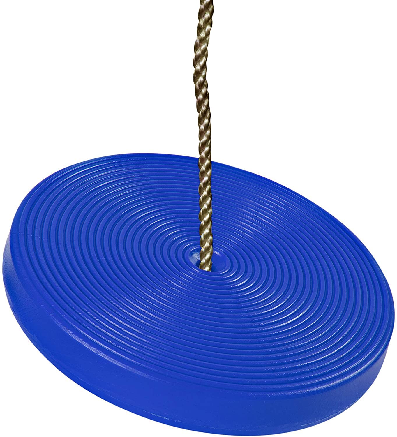REZNOR Plastic Disc Hanging Tree Rope Swing Round Seat for Kids Children Playground Garden Outdoor Indoor Play Activity Adjustable Height, Weight Capacity? 120Kg