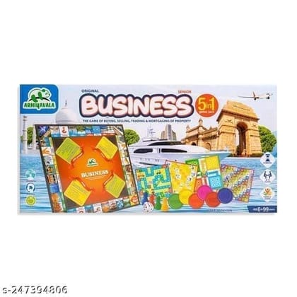 Business Board Game - 5 in 1 Business Board Game - 5 in 1