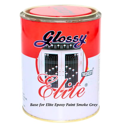 1001 Elite Epoxy Paint ST 2 Pack Smoke Grey 0760GB I Applications: Metal, Mild Steel Surfaces; Ratio 3:1; Superior I Protective Coating Floor Coating Paint- 1 Ltr