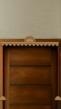 Dbeautify's DIY Lotus Design MDF Toran with Side Hangings