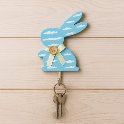 Bunny Adhesive Wall Sticky Hook Strong Wall Hook For Office , Bathroom & Home Use (1 Pc Hook)