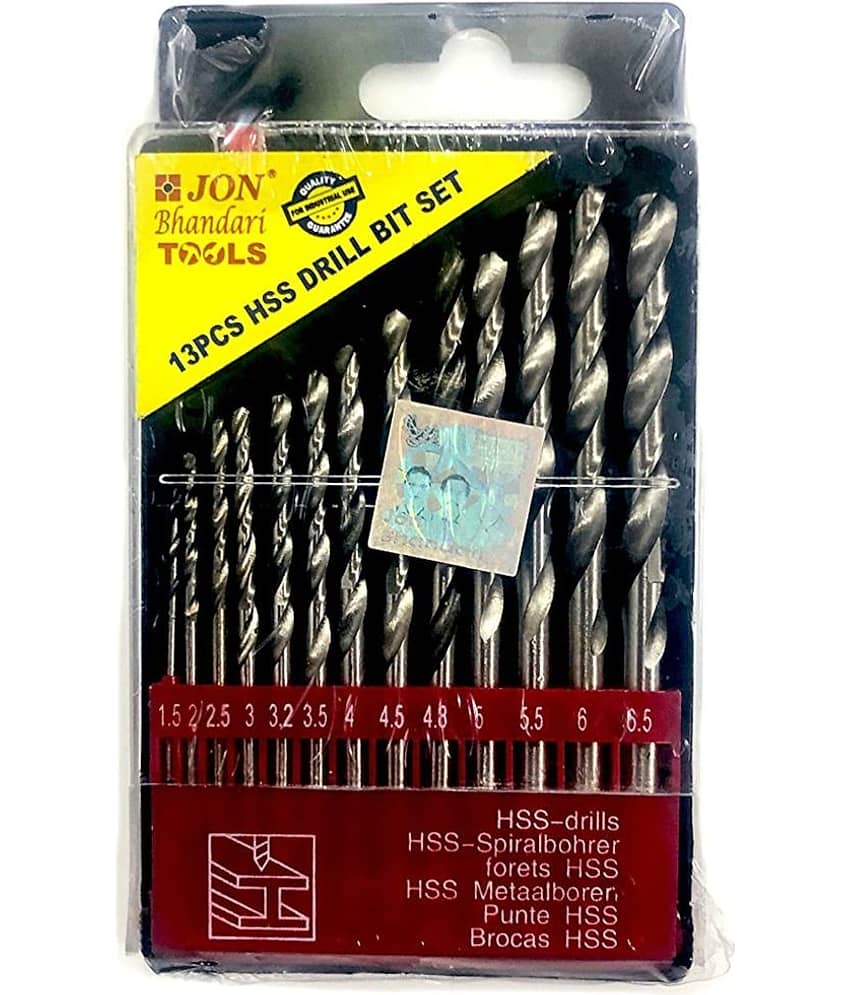 JON BHANDARI 13 pc HSS drill bit set