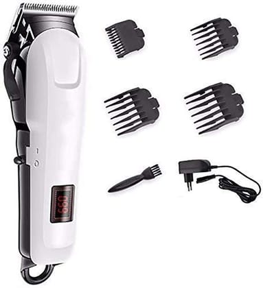 Veentus Dealsure Professionals Design Perfect Shaver And Haircut Rechargeable Beard And Moustaches Hair Machine And Trimming With Cord And Without Cordless Use. White