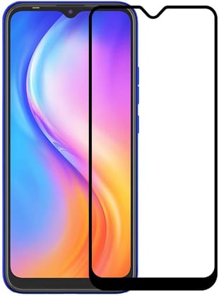 PLUGTECH Advanced Tempered Glass With Anti-Explosion 9H Hardness Edge-To-Edge Coverage Screen Guard for TECHNO PONE PLUS5S