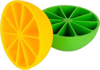Lemon Shaped Silicone Ice Cube Tray 10 Grid Mold for Fun & Unique Ice Cubes Easy Release (Pack of 2) Lemon Shaped Silicone Ice Cube Tray 10 Grid Mold for Fun & Unique Ice Cubes Easy Release (Pack of 2)