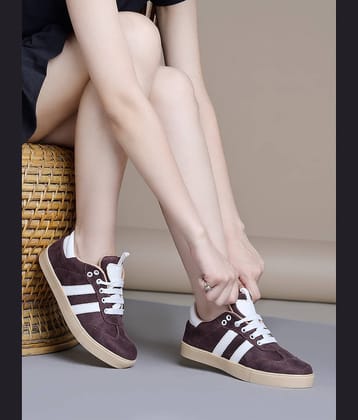 Stylestry Brown Women's Sneakers