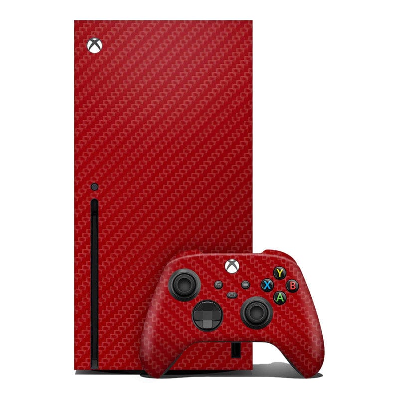 Red Carbon Xbox Skin