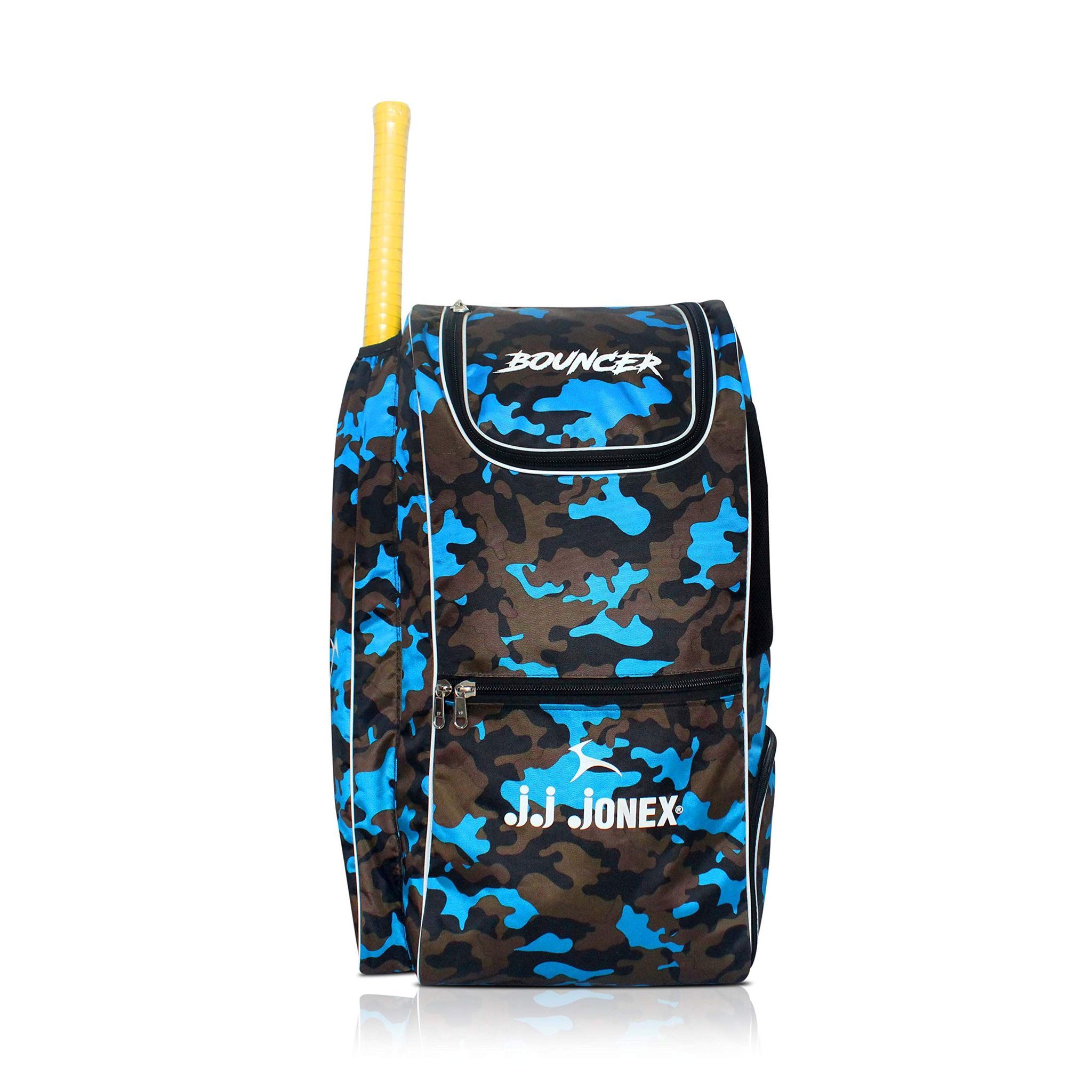 JJ Jonex Cricket kit Bouncer Bag with 80L Capacity(WS), Blue, L (165)