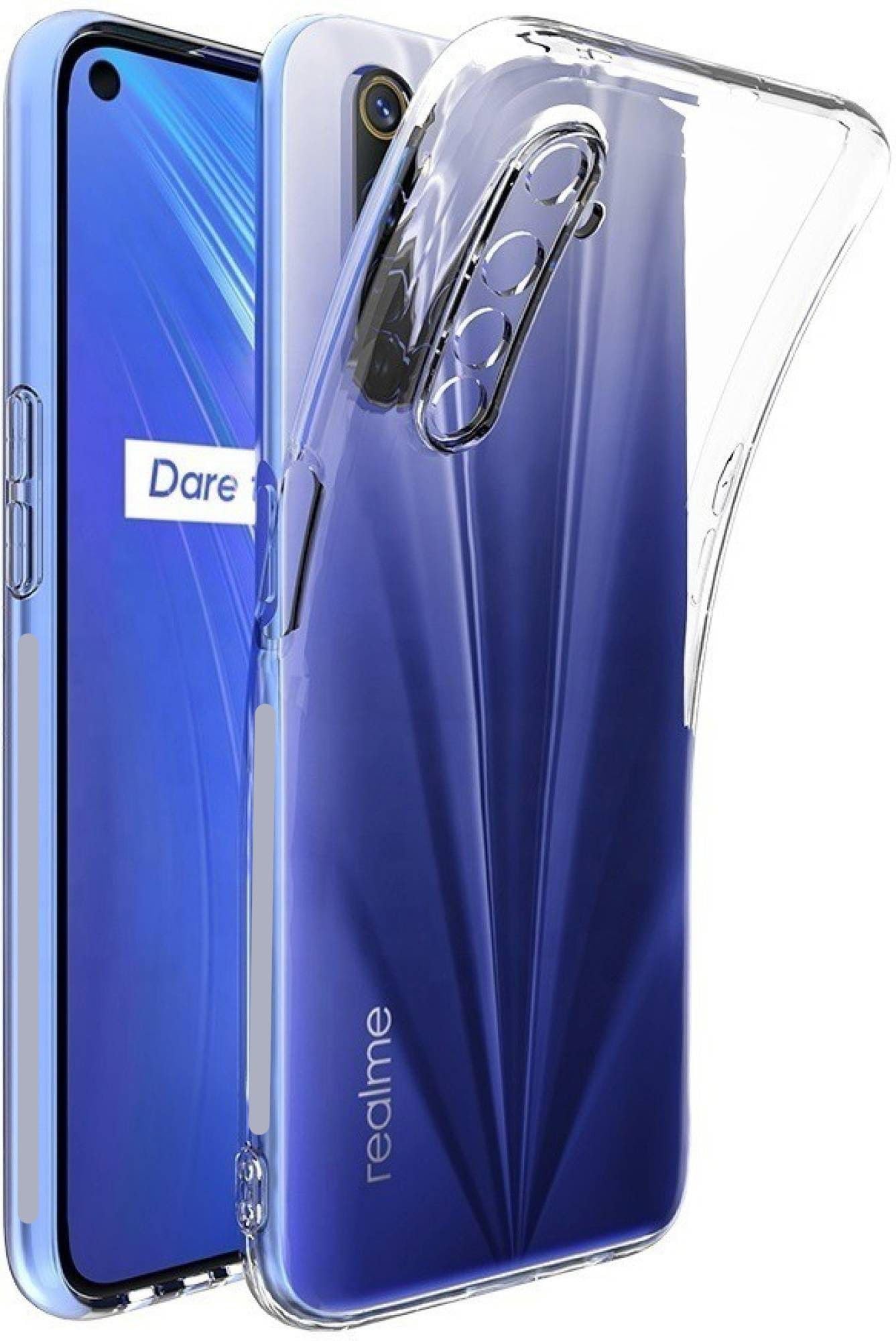 PLUGTECH TPU Ultra Hybrid Clear Camera Protection Back Cover Case for Realme 6