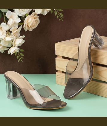 Commander Gray Women's Slip On Heels