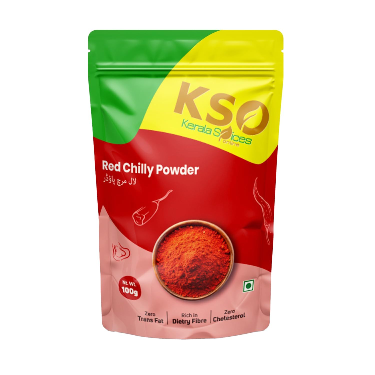 Kerala Spices 100% Pure Red Chilli Powder 100 gm Artificial Color and Preservatives Free Lal Mirch
