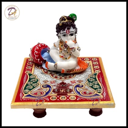 Marble Chowki Ladoo Gopal ji Marble Chowki Ladoo Gopal ji
