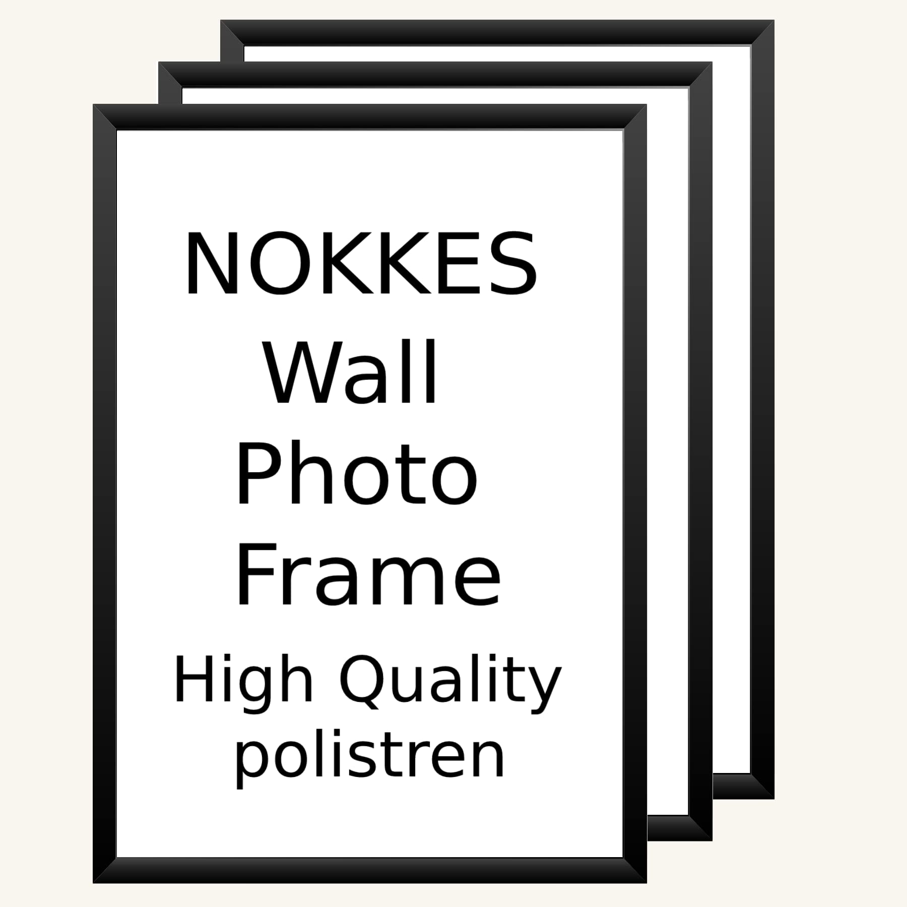 NOKKES Basics Photo Frame With Hanging Hooks Set of 3 | 8" x 12"Inch,(A4 Size) Brown, Made In India2_A