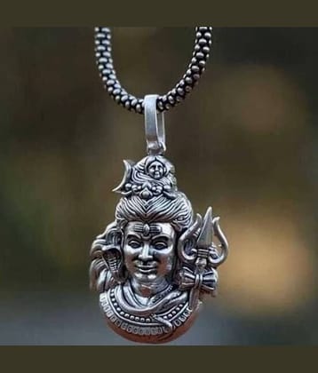 DvR ClicK Shiv Damru Locket Mala With Chain ( Pack of 1 )