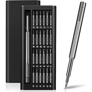 24-Piece Magnetic Screwdriver Set Precision Pocket Tool Set for Easy Repairs and DIY Projects (Includes Variety of Screwdriver Heads)