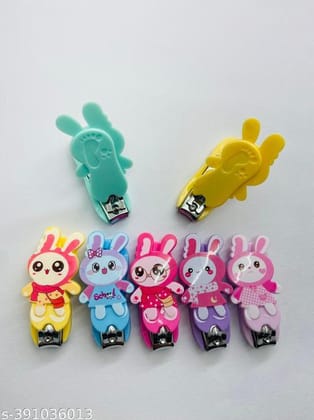 Nail Cutter For Kids Blue - Pack Of 2 Pieces (Random Design)| Suitable For Age 6 Months And Above|Useful Bt21 Cartoon For Nail Clipper Manicure Pedicure Care For Baby Boy Girl Kids Women