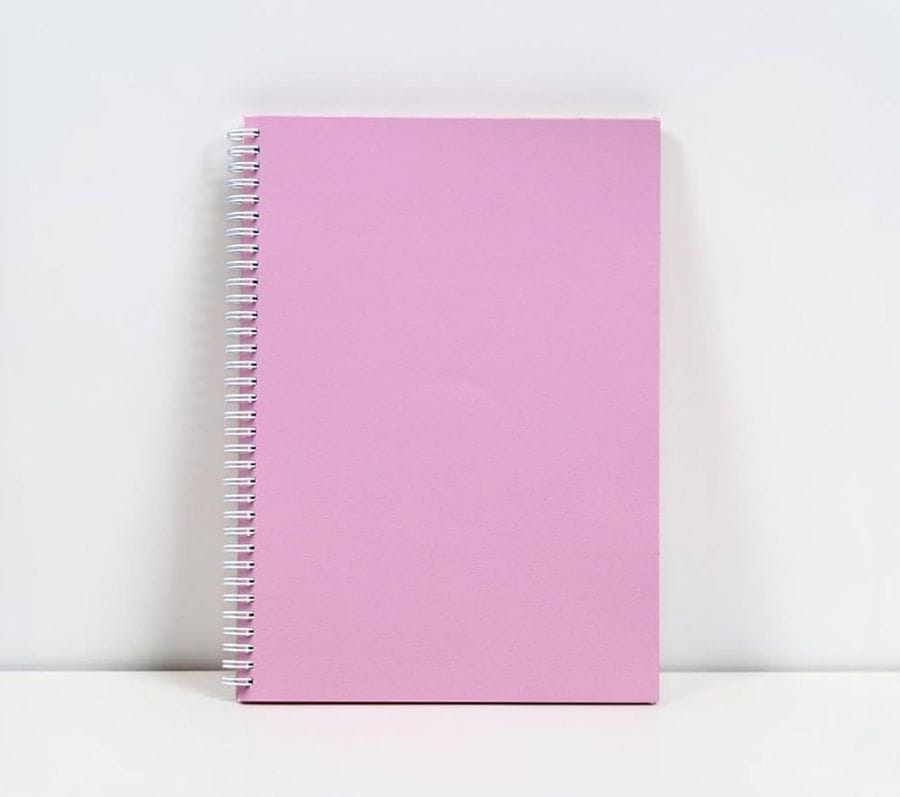 Spiral Bound Notebook - Pink