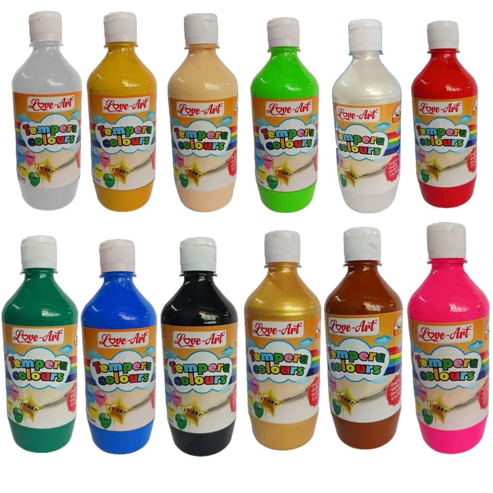 Artline Tempera Colors 500 ML set of 12