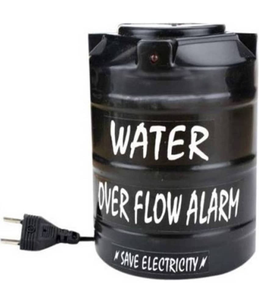 Leavess-Water Tank Overflow Alarm Sound High Quality Wired Sensor Security System (PACK OF 01)(Color/Black)