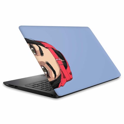 Side Peep Laptop Skin