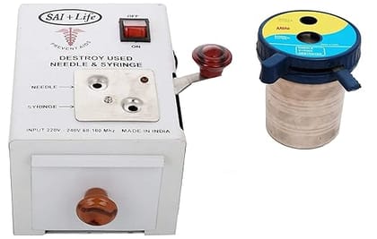 Surgical Electrical Needle Syringe Destroyer/Manuel niddle cutter