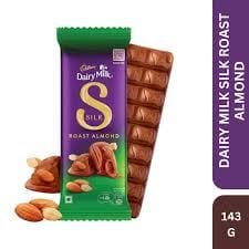Cadbury Dairy Milk Silk Roast Almond Chocolate Bar 143g Cadbury Dairy Milk Silk Roast Almond Chocolate Bar 143g