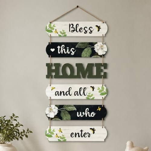 Wall Art MDF Wooden Wall Hanger for Living Room | Decor Hanging Ornaments | Home Quotes Wall Hanging | Modern