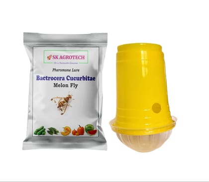 Bactrocera Cucurbitae- Melon Fruit Fly pheromone Lure & Disposable Glass Trap (10) Bactrocera Cucurbitae- Melon Fruit Fly pheromone Lure & Disposable Glass Trap (10)