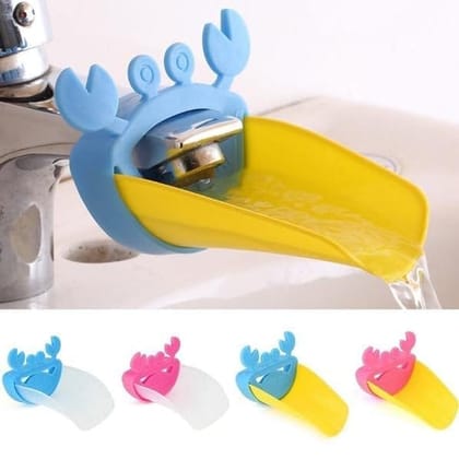 DHRUVINSRI Silicone Tap Extender: Child-Friendly and Practical Solution for Expanding Faucet Reach in Kitchens and Bathrooms