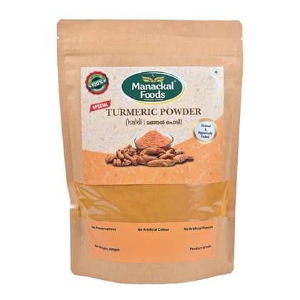Manackal Foods Turmeric Powder 500g | Onattukara Prathibha | Pure & Natural | High Curcumin | Golden Color & Rich Aroma | No Preservatives Manackal Foods Turmeric Powder 500g | Onattukara Prathibha | Pure & Natural | High Curcumin | Golden Color & Rich Aroma | No Preservatives