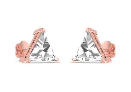 Triangle Solitaire Studs Triangle Solitaire Studs